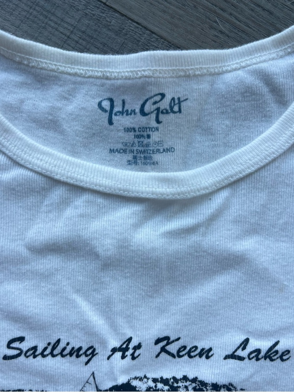 Brandy Melville Sailing Baby Tee - Picture 3 of 3